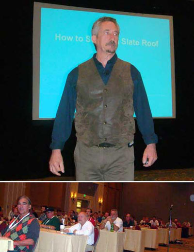 Joe Jenkins speaking at the Roof Consultants Institute International Conference 2013