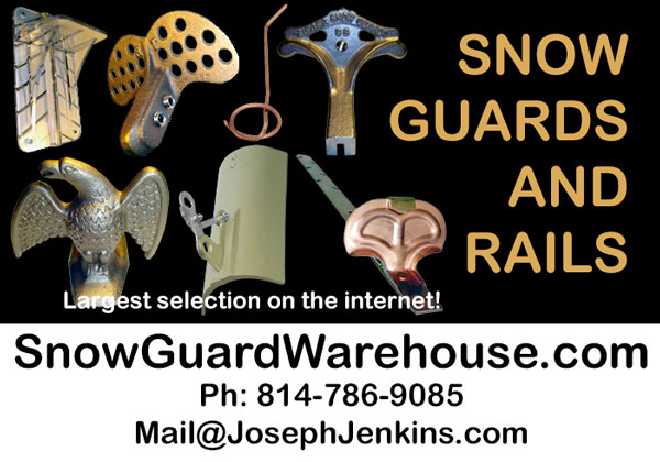 We have the largest selection of snow retention systems for roofs available on the internet at the Snow Guard Warehouse! 